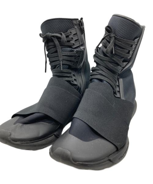 Y-3（ワイスリー）Y-3 (ワイスリー) ハイカットスニーカー ブラック サイズ:26ｃｍの古着・服飾アイテム