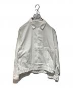 COMOLIコモリ）の古着「ベタシャン ブルゾン」｜ホワイト