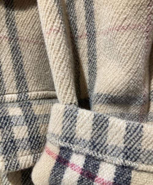BURBERRY LONDON（バーバリーロンドン）BURBERRY LONDON (バーバリーロンドン) ノヴカチェックダッフルコート ブラウン サイズ:50の古着・服飾アイテム