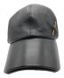 LOUIS VUITTON (ルイ ヴィトン) レザーキャップ ブラック サイズ:ＦＲＥＥ：25000円