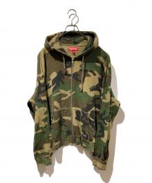 SUPREME（シュプリーム）の古着「Hooded Zip Up Thermal "Camo"」｜グリーン