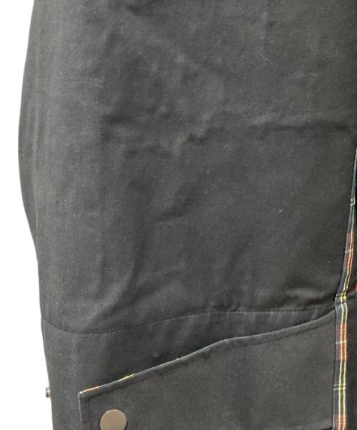 CMMN SWDN（コモンスウェーデン）CMMN SWDN (コモンスウェーデン) Button Check Coat ブラック×レッド サイズ:48の古着・服飾アイテム