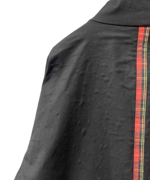 CMMN SWDN（コモンスウェーデン）CMMN SWDN (コモンスウェーデン) Button Check Coat ブラック×レッド サイズ:48の古着・服飾アイテム