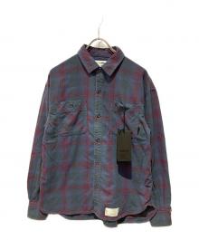 NEIGHBORHOOD（ネイバーフッド）の古着「25SS SAVAGE TARTAN CHECK SHIRT LS」｜グレー