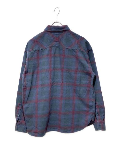 NEIGHBORHOOD（ネイバーフッド）NEIGHBORHOOD (ネイバーフッド) 25SS SAVAGE TARTAN CHECK SHIRT LS グレー サイズ:Sの古着・服飾アイテム