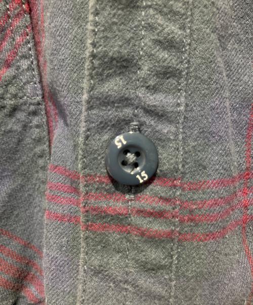 NEIGHBORHOOD（ネイバーフッド）NEIGHBORHOOD (ネイバーフッド) 25SS SAVAGE TARTAN CHECK SHIRT LS グレー サイズ:Sの古着・服飾アイテム