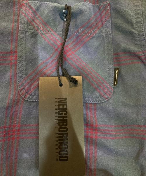 NEIGHBORHOOD（ネイバーフッド）NEIGHBORHOOD (ネイバーフッド) 25SS SAVAGE TARTAN CHECK SHIRT LS グレー サイズ:Sの古着・服飾アイテム