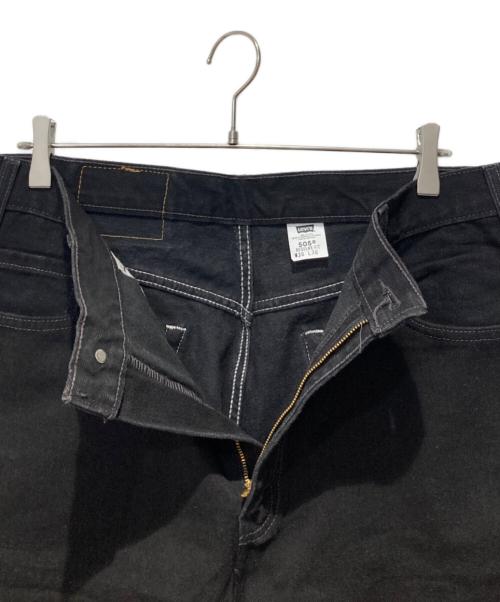 LEVI'S（リーバイス）LEVI'S (リーバイス) 505 ブラックデニム ブラック サイズ:W36の古着・服飾アイテム