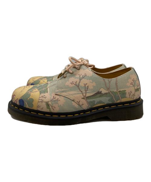 Dr.Martens（ドクターマーチン）Dr.Martens (ドクターマーチン) THE MET (ザメット) コラボ３ホールシューズ マルチカラー サイズ:US 10の古着・服飾アイテム
