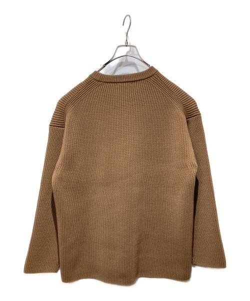 AURALEE（オーラリー）AURALEE (オーラリー) SUPER FINE WOOL RIB KNIT BIG P/O ブラウン サイズ:4の古着・服飾アイテム