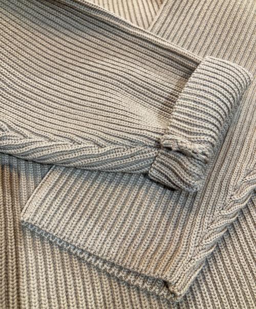 AURALEE（オーラリー）AURALEE (オーラリー) SUPER FINE WOOL RIB KNIT BIG P/O ブラウン サイズ:4の古着・服飾アイテム