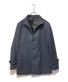 TETE HOMME（テット オム）の古着「3Bショートコート」｜ネイビー