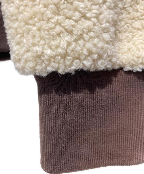 GUCCI（グッチ）GUCCI (グッチ) THE NORTH FACE (ザ ノース フェイス) GG Canvas Shearling Jacket ベージュ サイズ:XXSの古着・服飾アイテム