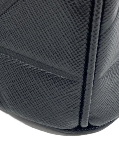 PRADA（プラダ）PRADA (プラダ) ガレリアスモール2WAYハンドバッグ ブラックの古着・服飾アイテム