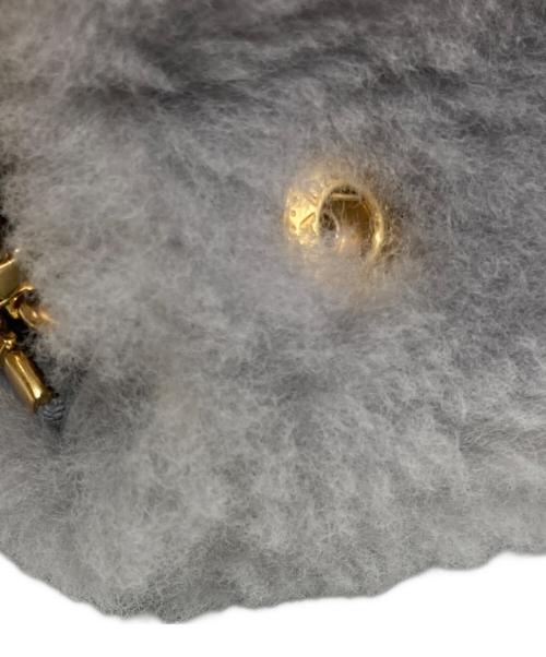 PRADA（プラダ）PRADA (プラダ) ガレリアミニボアンドバッグ グレーの古着・服飾アイテム