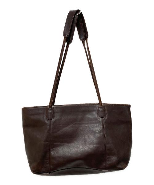 COACH（コーチ）COACH (コーチ) レザートートバッグ ブラウンの古着・服飾アイテム
