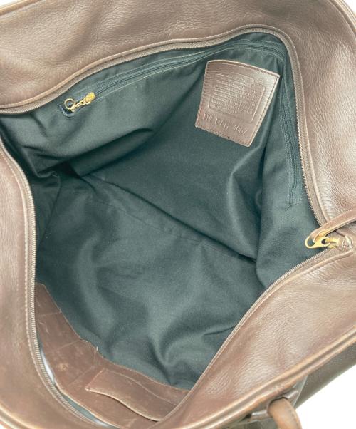 COACH（コーチ）COACH (コーチ) レザートートバッグ ブラウンの古着・服飾アイテム