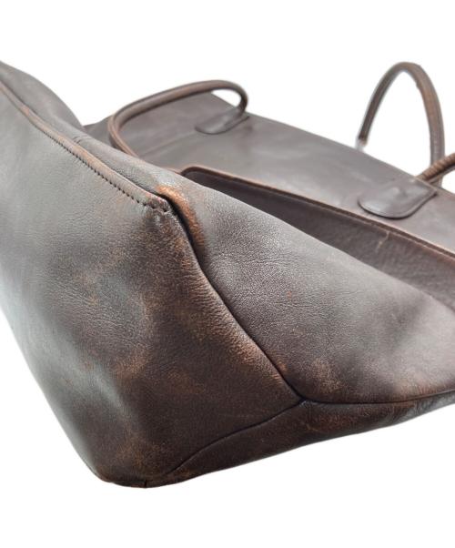 COACH（コーチ）COACH (コーチ) レザートートバッグ ブラウンの古着・服飾アイテム