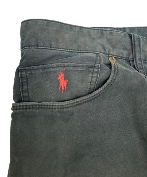 POLO RALPH LAUREN（ポロ・ラルフローレン）POLO RALPH LAUREN (ポロ・ラルフローレン) コットンパンツ ブラック サイズ:38/32の古着・服飾アイテム