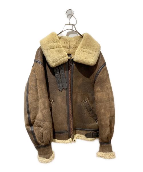 AVIREX（アヴィレックス）AVIREX (アヴィレックス) B-3ムートンフライトジャケット ブラウン サイズ:38の古着・服飾アイテム
