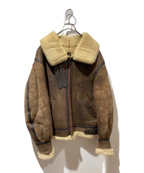 AVIREX（アヴィレックス）AVIREX (アヴィレックス) B-3ムートンフライトジャケット ブラウン サイズ:38の古着・服飾アイテム