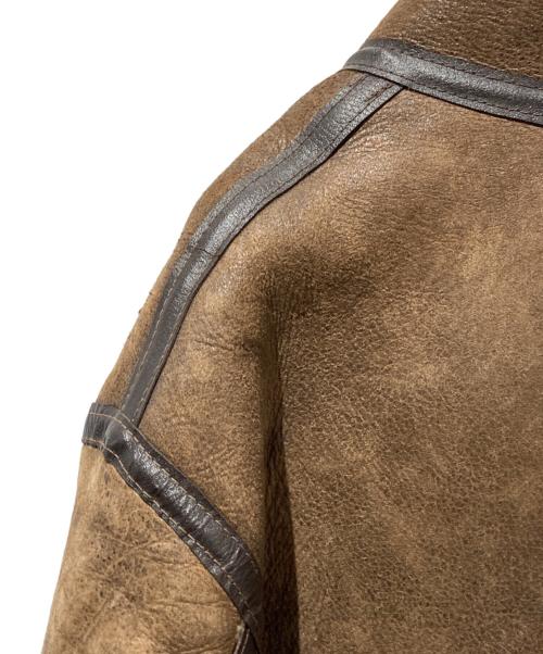 AVIREX（アヴィレックス）AVIREX (アヴィレックス) B-3ムートンフライトジャケット ブラウン サイズ:38の古着・服飾アイテム