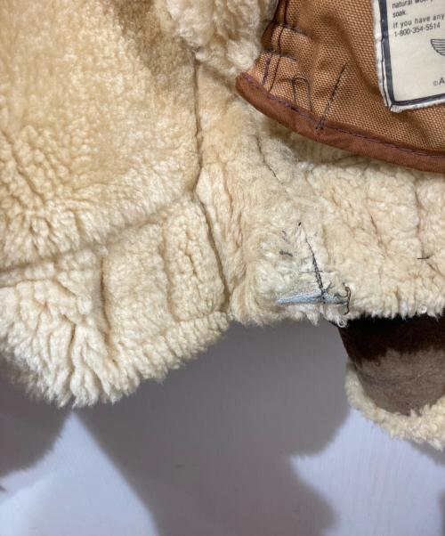 AVIREX（アヴィレックス）AVIREX (アヴィレックス) B-3ムートンフライトジャケット ブラウン サイズ:38の古着・服飾アイテム