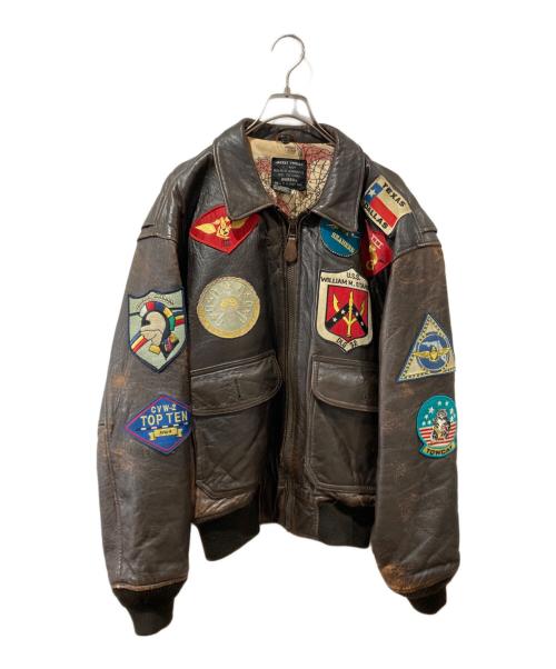 AVIREX（アヴィレックス）AVIREX (アヴィレックス) G-1フライトジャケット ブラウン サイズ:XSの古着・服飾アイテム