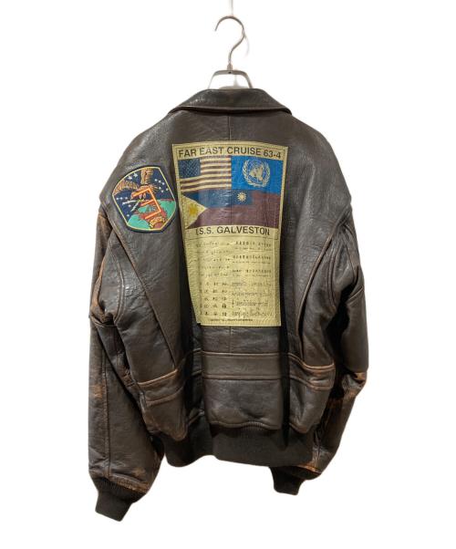 AVIREX（アヴィレックス）AVIREX (アヴィレックス) G-1フライトジャケット ブラウン サイズ:XSの古着・服飾アイテム