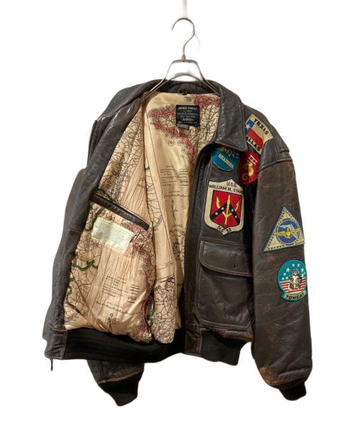 AVIREX（アヴィレックス）AVIREX (アヴィレックス) G-1フライトジャケット ブラウン サイズ:XSの古着・服飾アイテム