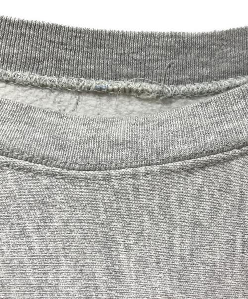 Champion（チャンピオン）Champion (チャンピオン) 両面染み込みプリントリバースウィーブスウェット グレー×オレンジ サイズ:不明の古着・服飾アイテム