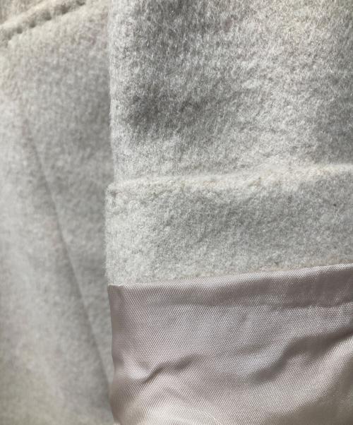 23区（ニジュウサンク）23区 (ニジュウサンク) ウールカシミヤビーバーチェスターコート ベージュ サイズ:38の古着・服飾アイテム