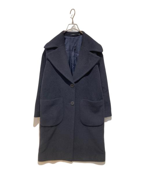 TAGLIATORE（タリアトーレ）TAGLIATORE (タリアトーレ) アルパカウールコート ネイビー サイズ:38の古着・服飾アイテム