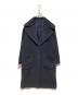 TAGLIATORE（タリアトーレ）の古着「アルパカウールコート」｜ネイビー
