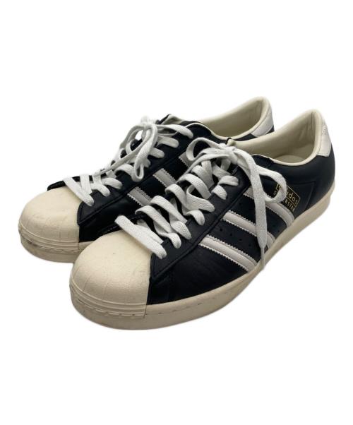 adidas（アディダス）adidas (アディダス) ローカットスニーカー ブラック×ホワイト サイズ:29の古着・服飾アイテム