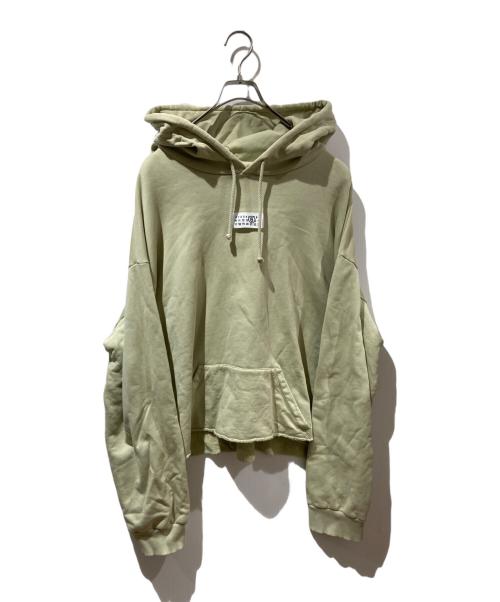 MM6 Maison Margiela（エムエムシックスメゾンマルジェラ）MM6 Maison Margiela (エムエムシックスメゾンマルジェラ) Unbrushed Hoodie グリーン サイズ:Mの古着・服飾アイテム