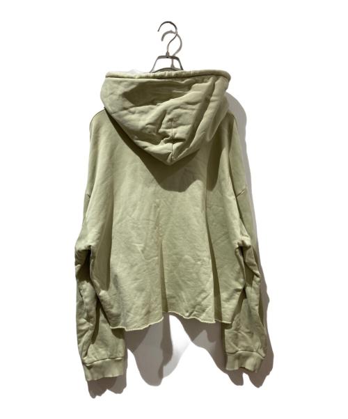 MM6 Maison Margiela（エムエムシックスメゾンマルジェラ）MM6 Maison Margiela (エムエムシックスメゾンマルジェラ) Unbrushed Hoodie グリーン サイズ:Mの古着・服飾アイテム