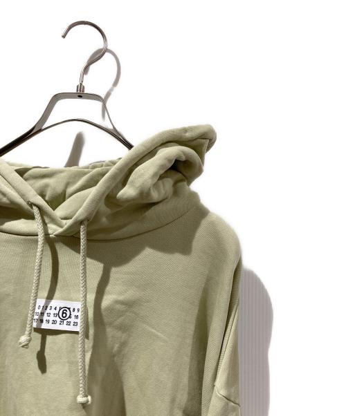 MM6 Maison Margiela（エムエムシックスメゾンマルジェラ）MM6 Maison Margiela (エムエムシックスメゾンマルジェラ) Unbrushed Hoodie グリーン サイズ:Mの古着・服飾アイテム