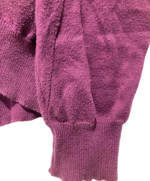 Maison Margiela（メゾンマルジェラ）Maison Margiela (メゾンマルジェラ) ハーフジップニット パープル サイズ:Sの古着・服飾アイテム