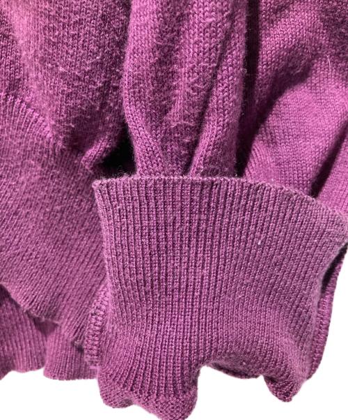 Maison Margiela（メゾンマルジェラ）Maison Margiela (メゾンマルジェラ) ハーフジップニット パープル サイズ:Sの古着・服飾アイテム
