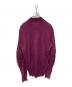 Maison Margiela (メゾンマルジェラ) ハーフジップニット パープル サイズ:S：12000円