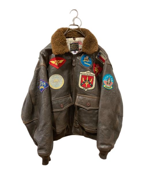 AVIREX（アヴィレックス）AVIREX (アヴィレックス) G1ジャケット ブラウン サイズ:XLの古着・服飾アイテム