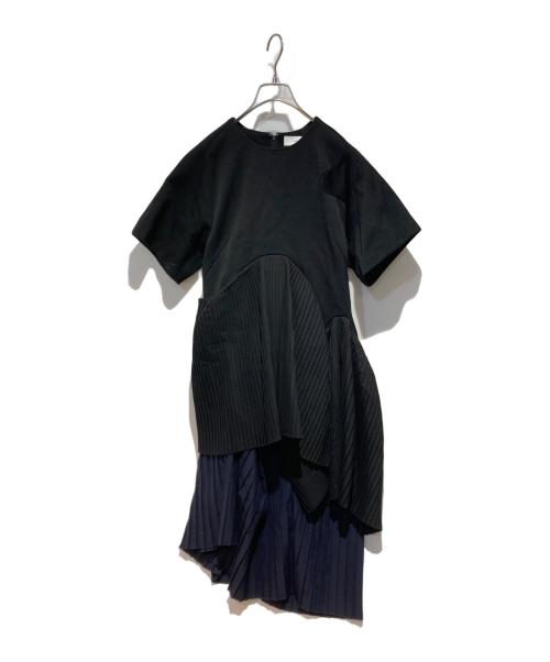 FACETASM（ファセッタズム）FACETASM (ファセッタズム) プリーツワンピース ブラック サイズ:Mの古着・服飾アイテム