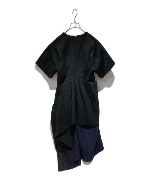 FACETASM（ファセッタズム）FACETASM (ファセッタズム) プリーツワンピース ブラック サイズ:Mの古着・服飾アイテム