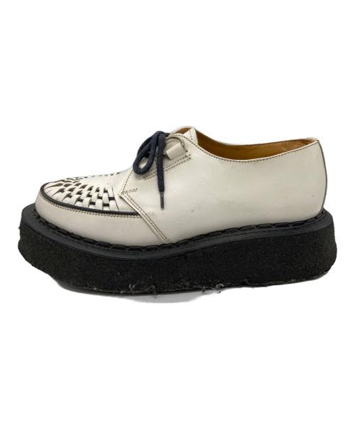 GEORGE COX（ジョージコックス）GEORGE COX (ジョージコックス) ラバーソールシューズ ホワイト サイズ:5の古着・服飾アイテム