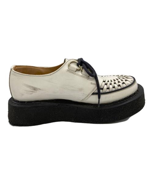 GEORGE COX（ジョージコックス）GEORGE COX (ジョージコックス) ラバーソールシューズ ホワイト サイズ:5の古着・服飾アイテム