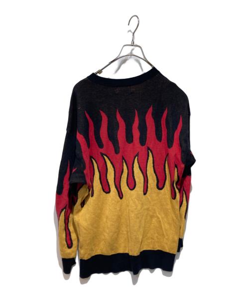 Hysteric Glamour（ヒステリックグラマー）Hysteric Glamour (ヒステリックグラマー) FIRE BEARジャカード セーター ブラック サイズ:FREEの古着・服飾アイテム