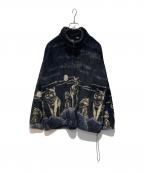 MAZMANIAマズマニア）の古着「フリースジャケット」｜ブラック