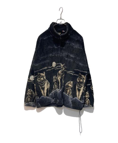 MAZMANIA（マズマニア）MAZMANIA (マズマニア) フリースジャケット ブラック サイズ:Mの古着・服飾アイテム