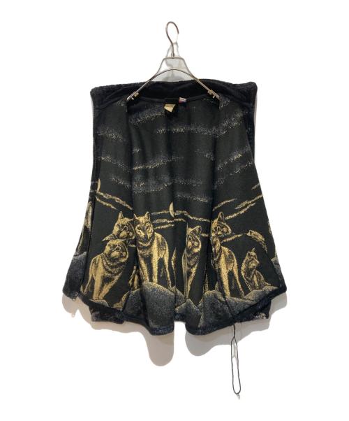 MAZMANIA（マズマニア）MAZMANIA (マズマニア) フリースジャケット ブラック サイズ:Mの古着・服飾アイテム